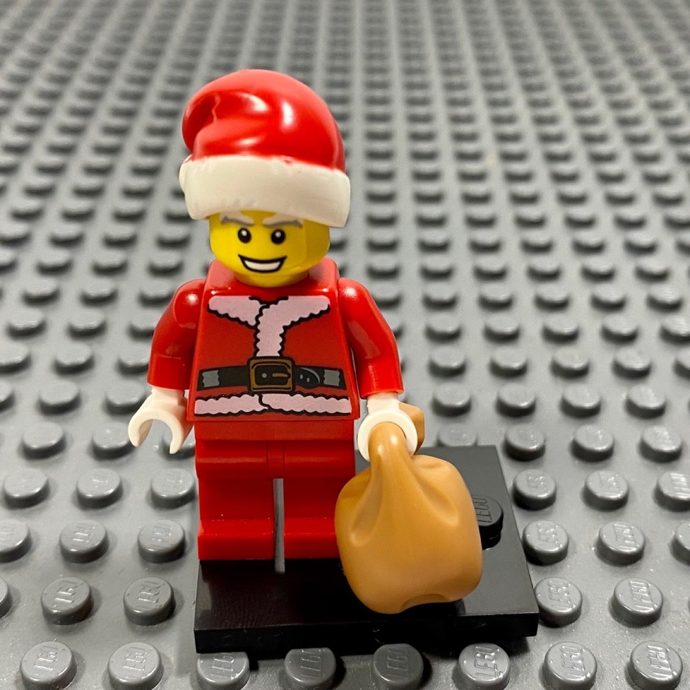 RETIRED LEGO Minifigure Series 8 COL122 SANTA Christmas Xmas Gift Bag